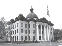 The cornerstone for the fifth courthouse was laid July 18, 1908 by the Masonic Order of Richmond. 