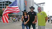 The Q Morning Zoo’s Erica Rico, Tim Tuttle and Kevin Kline spend countless hours each year at The Houston Livestock Show and Rodeo.