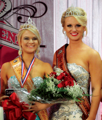 2014 Fort Bend County Fair Queen Kasey-Lane Bronsell was crowned by the 2013 Fair Queen  Sami Warriner during last year’s Queen Coronation.