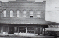 Doctor F.E. Amman’s office in Rosenberg, now occupied by Another Time Soda Fountain.