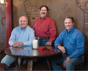 The 2015 GEMS of Fort Bend: Bob Hebert, Steve Onstad and Don Kerstetter. Photography shot on location by Nesossi Studios at the Vogelsang Antique Emporium.