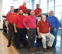 Legacy Ford’s leadership team:  Tony Storie, Salvador Travino, Patrick Sexton, Robert Rappaccioli, Jason Lucas, Brad Johnson and Ron Ewer.