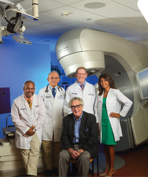 Dane Thanoo, Medical Physicist; Charles Conlon, MD; Clive Shkedy, MD; Priya Oolut, MD and Clifford Price.