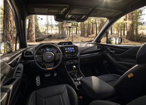 2022 Subaru Forester Wilderness interior.