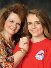 Patti and 18 year-old Kassidi Kaminski. Photo by Nesossi Studios.