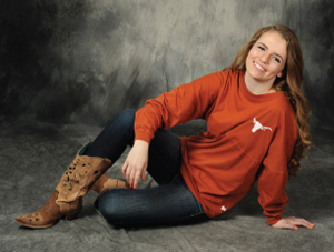 Kassidi Kaminski – UT bound! Photo by Nesossi Studios