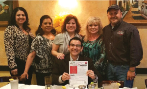 Angela Vasquez, Manuela Arroyos, Loretta Acosta, Lori Dunaway, Ray Aguilar and Andres Novoa.
