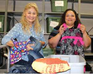 Irma Garza and Elsa Gonzales.
