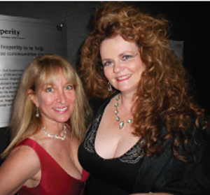 Amy Mitchell and Patti Parish-Kaminski at Fort Bend Junior Service League’s Spring Fling 2015.
