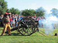 Texian Market Days’ annual cannonfire brings fun for all ages. 